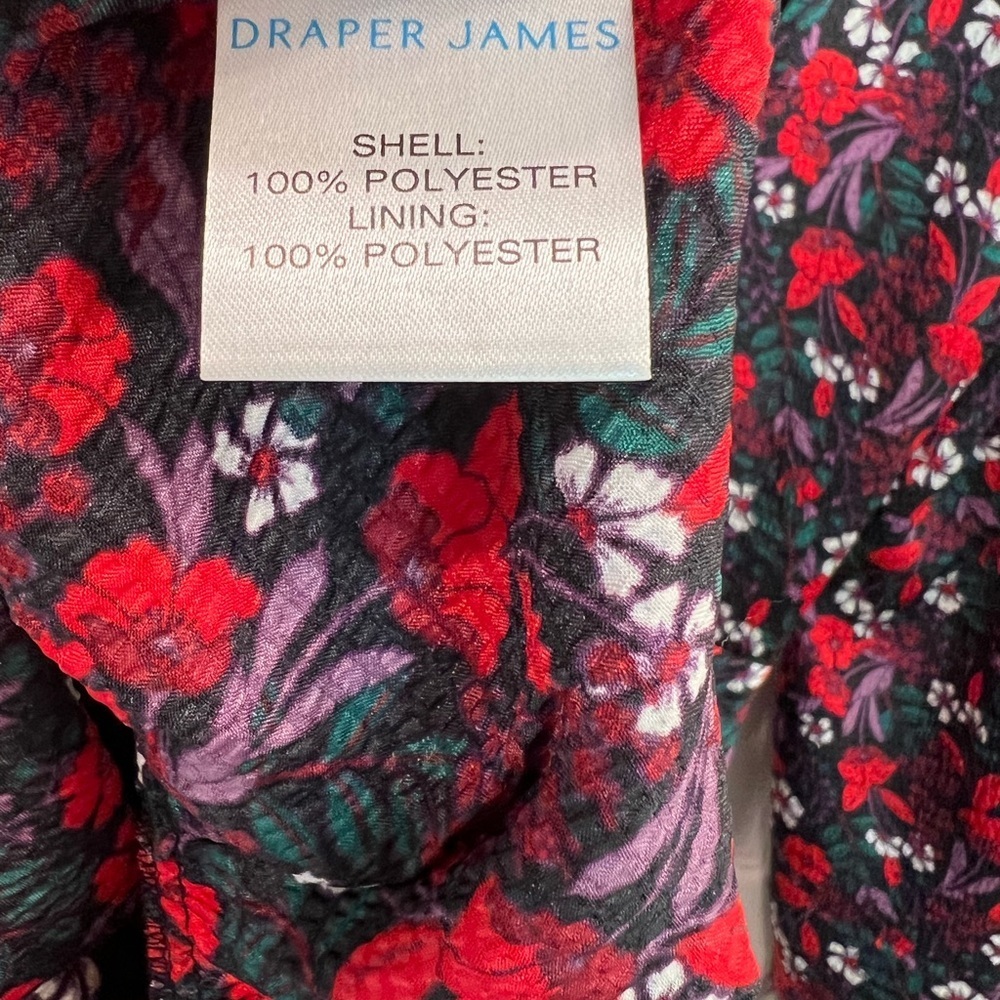 Draper‎ James Red and Black Ruffled Tiered Maxi Dress - Picture 5 of 5